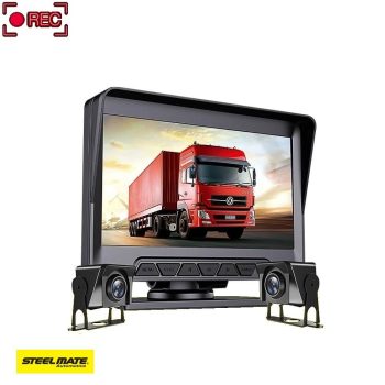   Menetrögzítő rendszer 7'' monitorral + 2 db kamerával