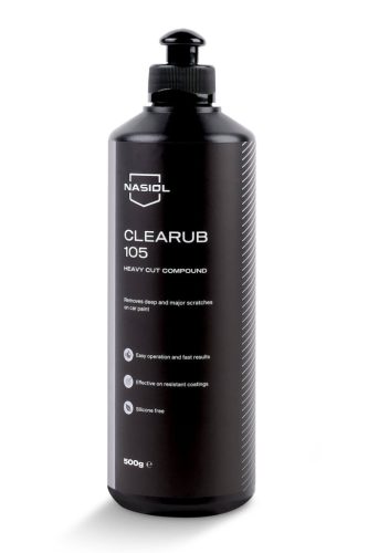 Nasiol CLEARUB 105-M polírozó paszta, erős, 500g