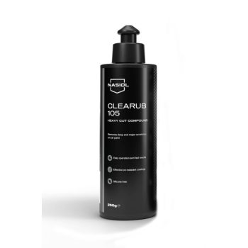Nasiol CLEARUB 105-S polírozó paszta, erős, 250g