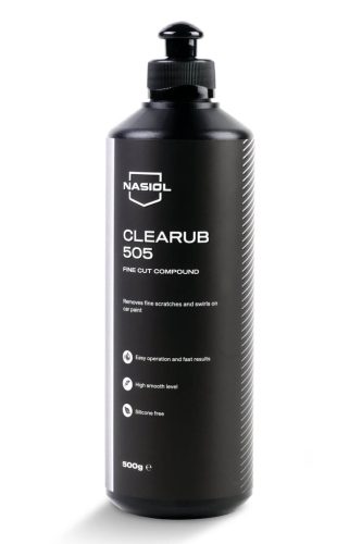 Nasiol CLEARUB 505-M polírozó paszta, finom, 500g