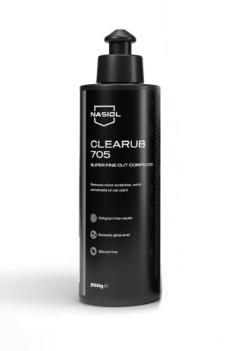 Nasiol CLEARUB 705-S polírozó paszta, extra finom, 250g
