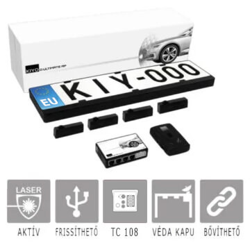 Kiyo D Ultimate AP aktív lézeres rendszer 4 érzékelővel + GPS U1