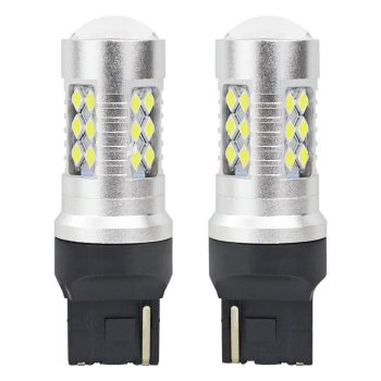 LED izzó T20 foglalatban, CANBUS, 24SMD, 21W Fehér