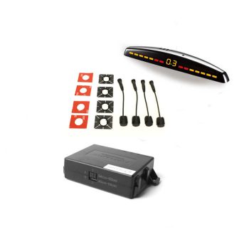   Steel Mate PTS411 tolatóradar M7 kijelzővel, belső szerelésű szenzorokkal