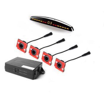   Steelmate PTS411 parkolóradar M7 kijelzővel, állítható belső szerelésű szenzorokkal 