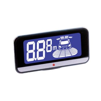   Steelmate PTS810V10 első-hátsó parkolóradar LCD kijelzővel, állítható belső szerelésű szenzorokkal 