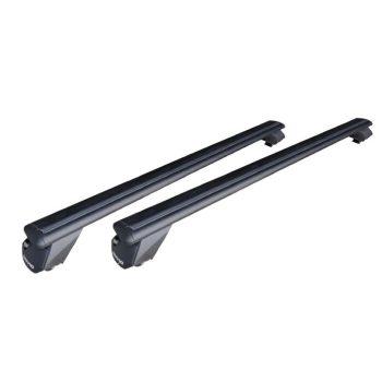   ENVIO univerzális tetőcsomagtartó normál tetőkorlátos és integrált tetősínes autókhoz, EN120W, fekete